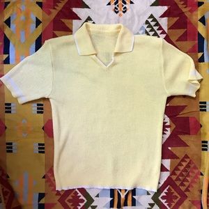 Vintage mellow yellow polo